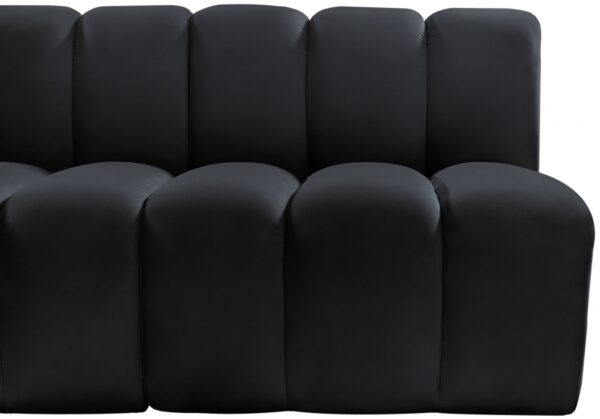 Arc 162" Velvet Upholstered 7pc. Modular Sectional