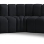 Arc 162" Velvet Upholstered 7pc. Modular Sectional
