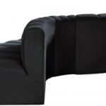 Arc 170" Velvet Upholstered 7pc. Modular Sectional
