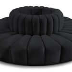 Arc 90" Velvet Upholstered 8pc. Modular Sectional