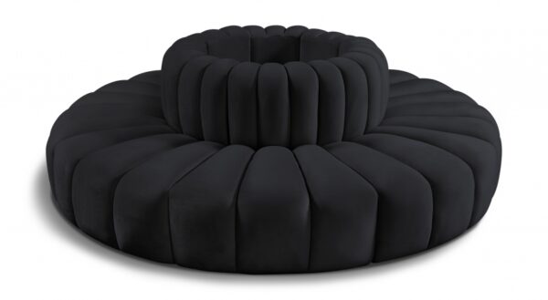 Arc 90" Velvet Upholstered 8pc. Modular Sectional