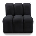 Arc Velvet Upholstered Straight Modular Chair