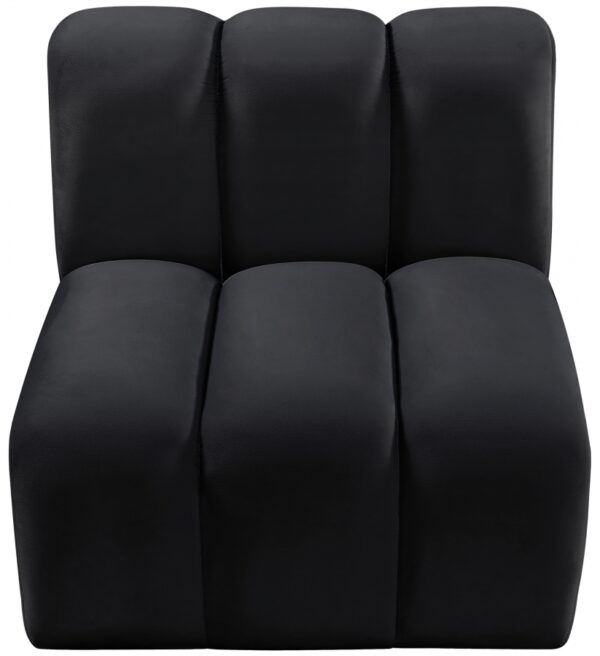 Arc Velvet Upholstered Straight Modular Chair