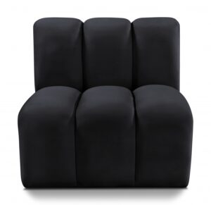 Arc Velvet Upholstered Straight Modular Chair