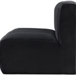 Arc Velvet Upholstered Straight Modular Chair