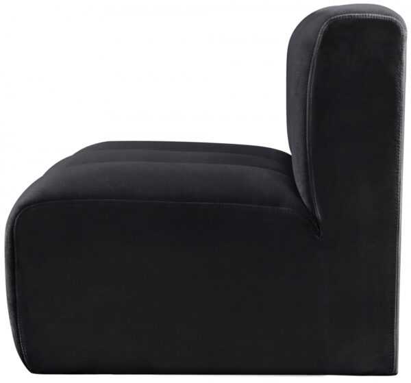 Arc Velvet Upholstered Straight Modular Chair