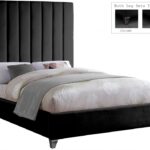 Via Velvet Upholstered Bed