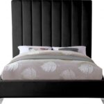 Via Velvet Upholstered Bed