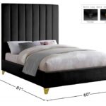 Via Velvet Upholstered Bed