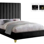 Via Velvet Upholstered Bed