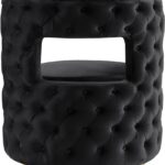 Theo Velvet Upholstered Swivel Accent Chair