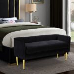 Audrey Velvet Upholstered Bench