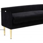 Audrey Velvet Upholstered Bench