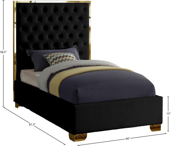 Lana Velvet Upholstered Bed