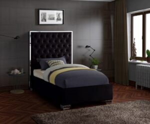 Lexi Velvet Upholstered Bed