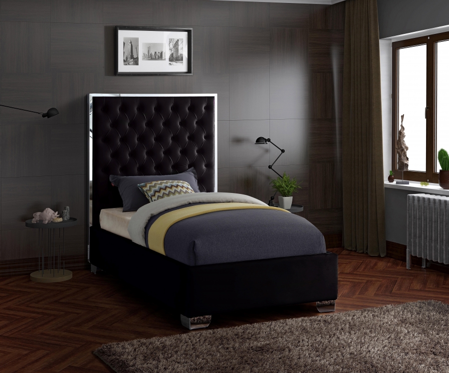 Lexi Velvet Upholstered Bed