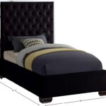 Lexi Velvet Upholstered Bed