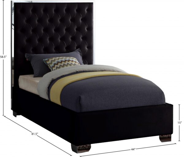 Lexi Velvet Upholstered Bed