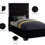 Lexi Velvet Upholstered Bed