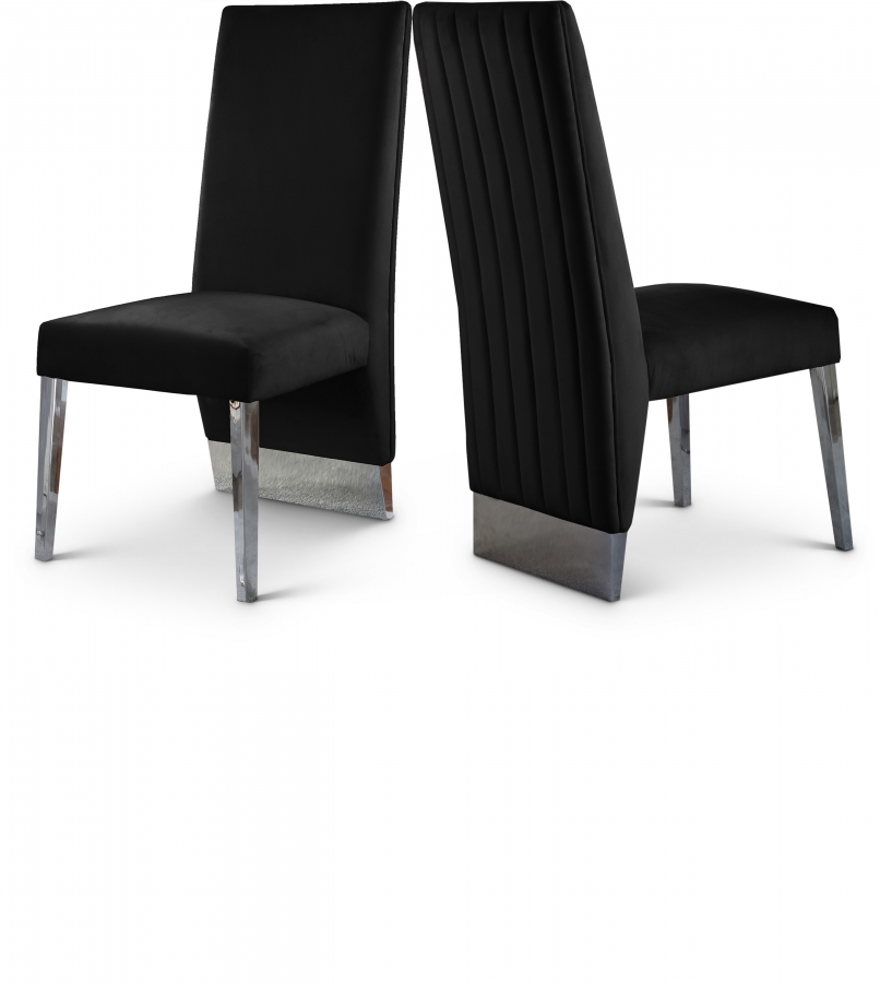 Porsha Velvet Upholstered Dining Chair
