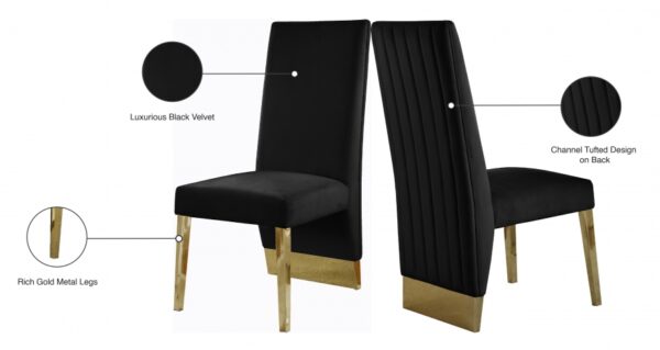 Porsha Velvet Upholstered Dining Chair