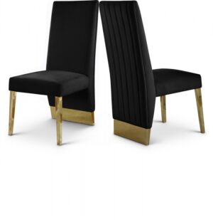 Porsha Velvet Upholstered Dining Chair