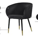 Louise Velvet Upholstered Dining Chair