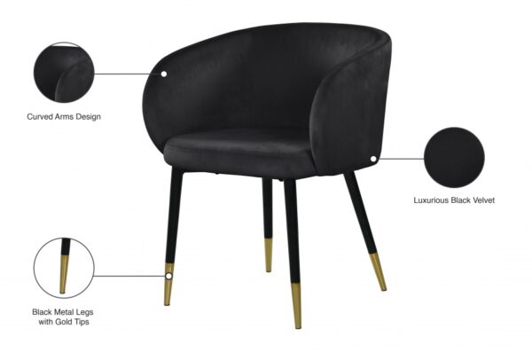 Louise Velvet Upholstered Dining Chair