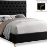 Cruz Velvet Upholstered Bed