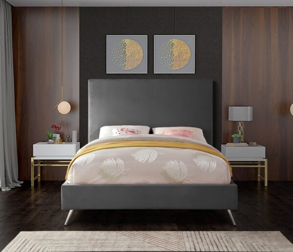 Jasmine Velvet Upholstered Bed