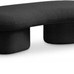 Luka Boucle Fabric Upholstered Bench