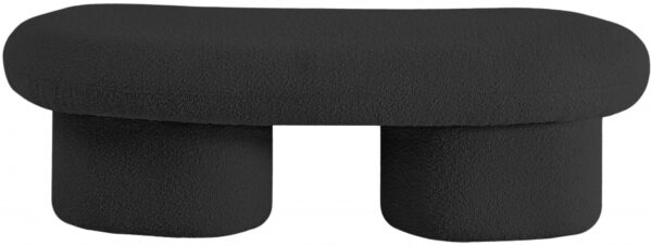 Luka Boucle Fabric Upholstered Bench