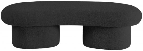 Luka Boucle Fabric Upholstered Bench