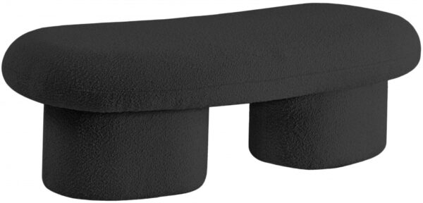 Luka Boucle Fabric Upholstered Bench