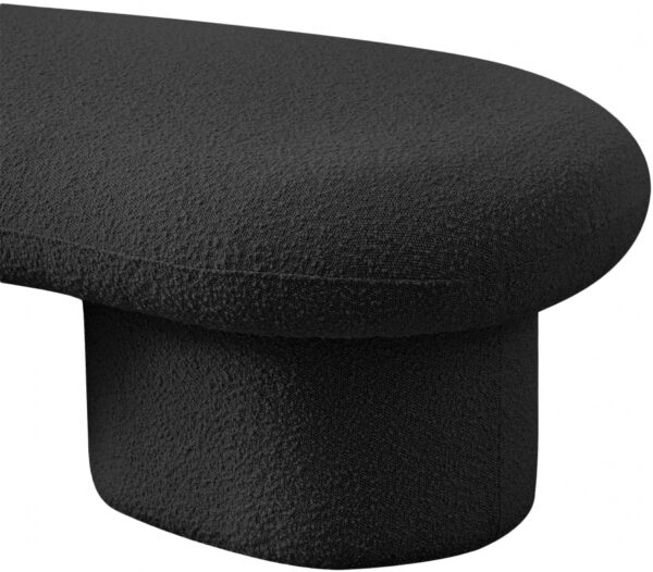 Luka Boucle Fabric Upholstered Bench