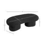 Luka Boucle Fabric Upholstered Bench