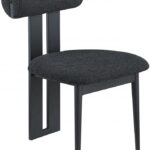 Dario Boucle Fabric Upholstered Dining Chair