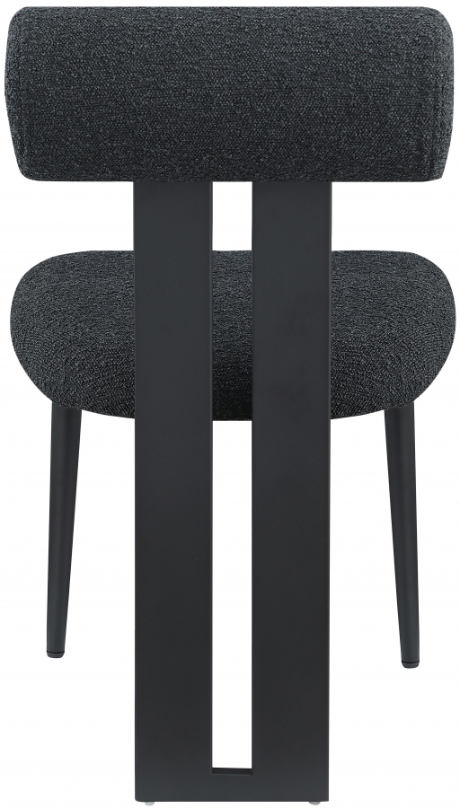Dario Boucle Fabric Upholstered Dining Chair