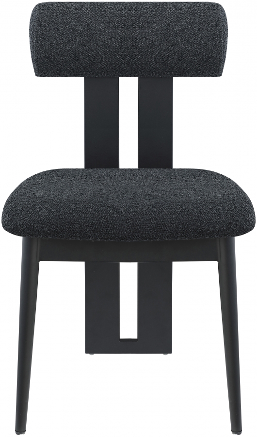 Dario Boucle Fabric Upholstered Dining Chair