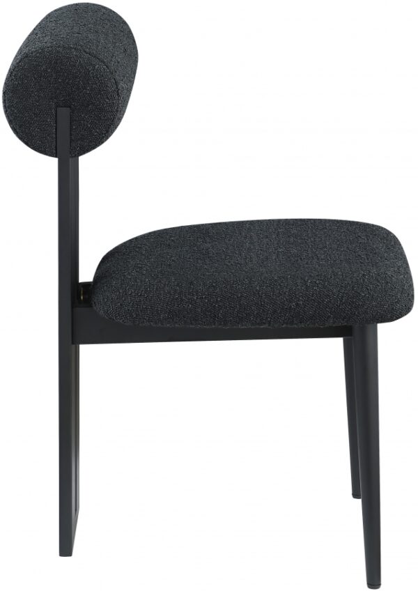 Dario Boucle Fabric Upholstered Dining Chair