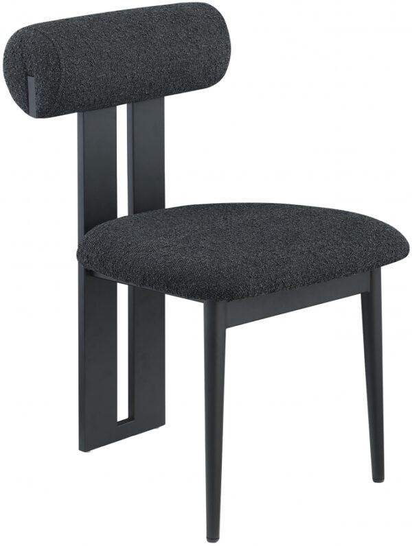 Dario Boucle Fabric Upholstered Dining Chair