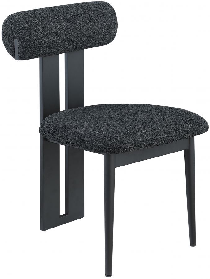 Dario Boucle Fabric Upholstered Dining Chair
