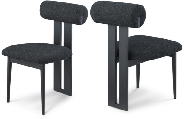 Dario Boucle Fabric Upholstered Dining Chair