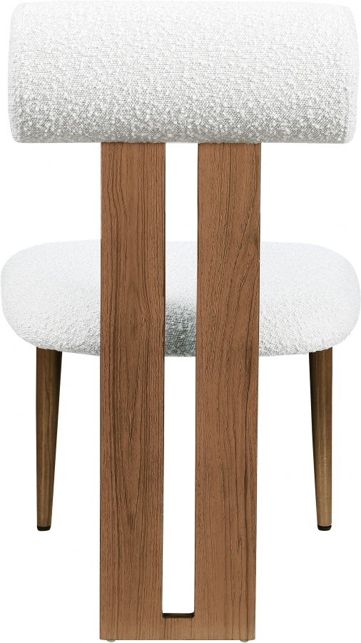 Dario Boucle Fabric Upholstered Dining Chair