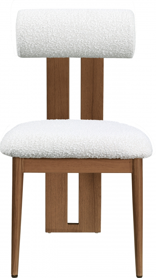 Dario Boucle Fabric Upholstered Dining Chair