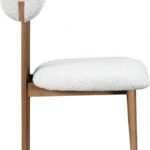 Dario Boucle Fabric Upholstered Dining Chair