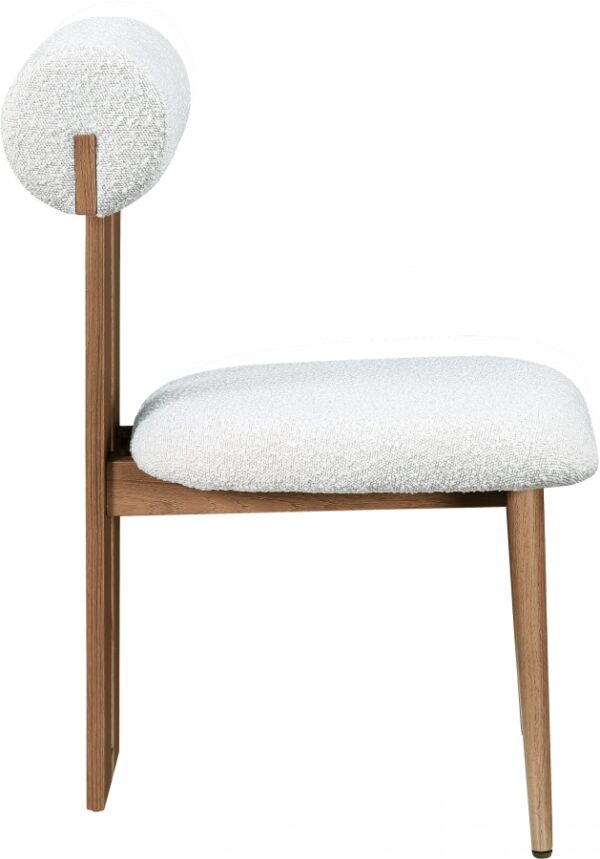Dario Boucle Fabric Upholstered Dining Chair