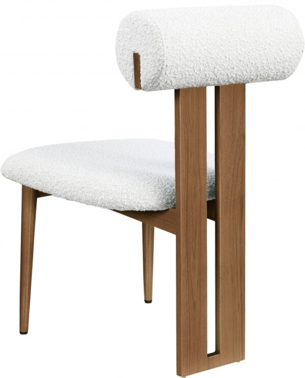 Dario Boucle Fabric Upholstered Dining Chair