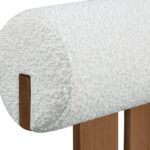 Dario Boucle Fabric Upholstered Dining Chair