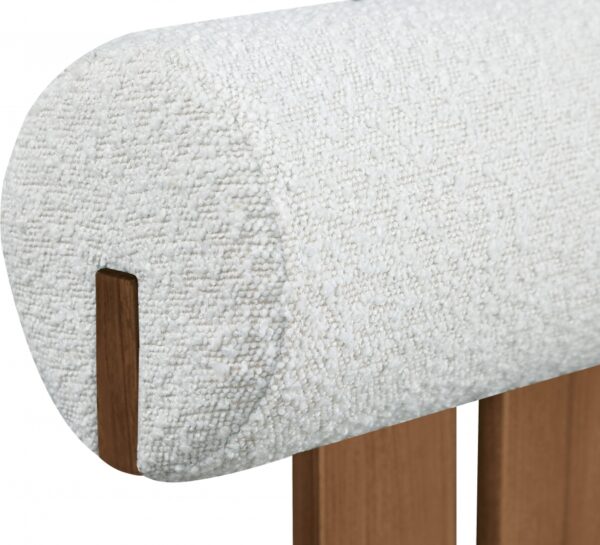Dario Boucle Fabric Upholstered Dining Chair